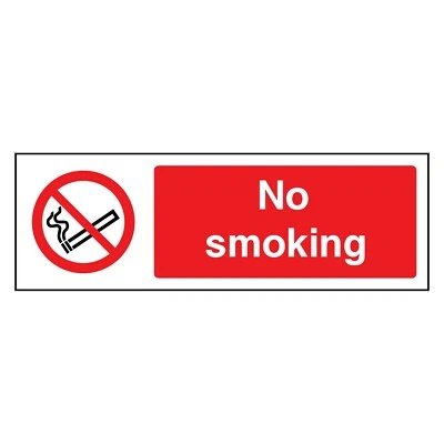 A1 GRAPHICS LTD No Smoking Sign or Sticker | SMOK0003