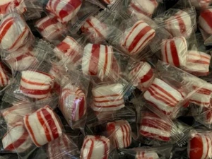 Peppermint MINT TWISTS Hard Candy- BULK CANDY- One Pound - Picture 1 of 3