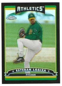 2006 Topps Chrome Black Refractor #077 Esteban Loaiza Oakland Athletics ###/549 - Picture 1 of 1