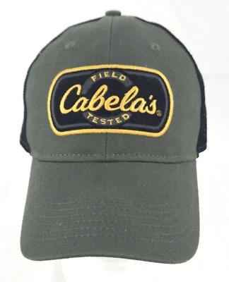 Cabela's Field Tested Green Hat Adjustable Snapback Cap Hunting Fishing Shooting - Image 1 of 4