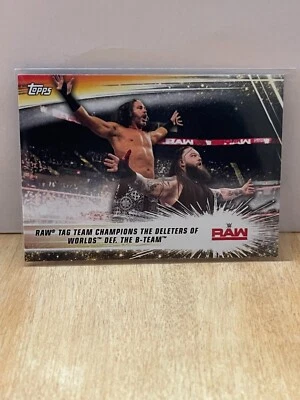 2019 Topps WWE Summerslam #65 Raw Tag Champions Deleters of Worlds def B-­Team - Image 1 of 2