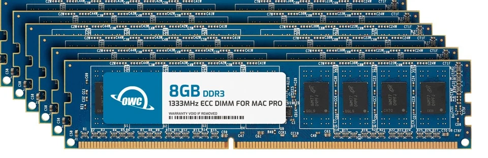 OWC 48GB (6x8GB) ECC Memory RAM Upgrade for 2009-2012 Mac Pro Nehalem & Westmere - Image 1 of 4
