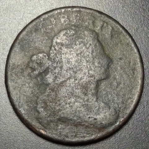 1798 U.S. Draped Bust Large Cent. Nice S-174 coin/token/medal/bar/ingot/exonumia Cover