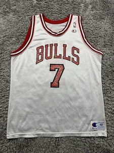Vintage Champion Trikot Toni Kukoc Chicago Bulls NBA AUTHENTIC Größe 48 - Bild 1 von 9
