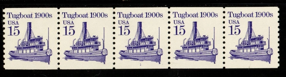 Scott 2260 15¢ Tugboat P#1 MNH Free shipping in the USA - Image 1 of 1