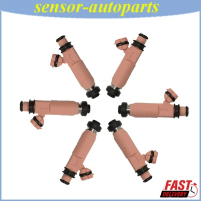 6X Inyector de combustible para Lexus 2004-06 ES330 RX330 y 2006-08 RX400H y 2002-03 ES300 Foto 1 de 4