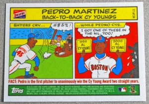 2003 Topps Baseball Bazooka #17 Pedro Martinez Comic Card - Picture 1 of 1