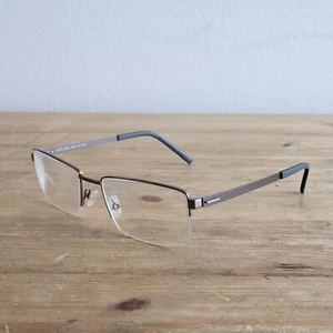 MOREL LIGHTEC 30038L Black Mens Rectangle Eyeglasses 56-19-140 - Picture 1 of 6