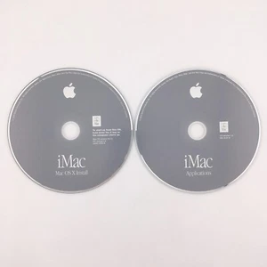 Installation iMac Mac OS X + disque CD applications iMac version 10.1.5 2002 - Photo 1/4
