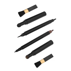 3pcs Beard Pen Dual Head 4 Tips Beard Pencil Filler Waterproof Long Lasting L2S - Picture 1 of 28