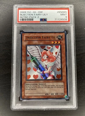Yugioh PSA 9 Injection Fairy Lily Retro Pack 2 - Image 1 of 2
