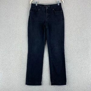 Sonoma Original Straight Jeans Women's 4 AVG Black Charcoal 5-Pocket Low Rise - Picture 1 of 9