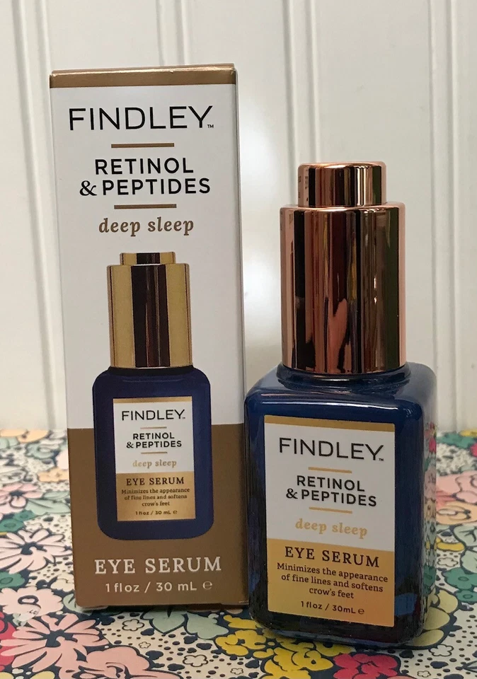 FINDLEY RETINOL & PEPTIDES DEEP SLEEP EYE SERUM 1 OZ. GLASS BOTTLE JOCOTT  - Image 1 of 1