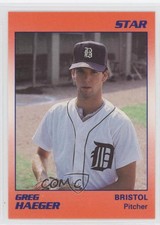 1990 Star Bristol Tigers Greg Haeger #8