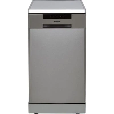 Hisense HS523E15XUK Dishwasher Slimline 45cm 10 Place Stainless Steel E - Image 1 of 4