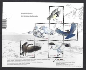 KANADA 2018 BIRDS OF CANADA MINIATURBLATT UNMONTIERT NEUWERTIG, POSTFRISCH - Bild 1 von 1