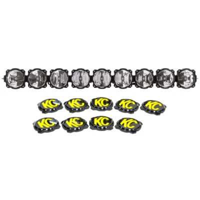 KC HiLiTES 91333 57" LED 9 Lights Bar 180W Combo Beam for 15-20 Ford F150 Raptor - Image 1 of 4
