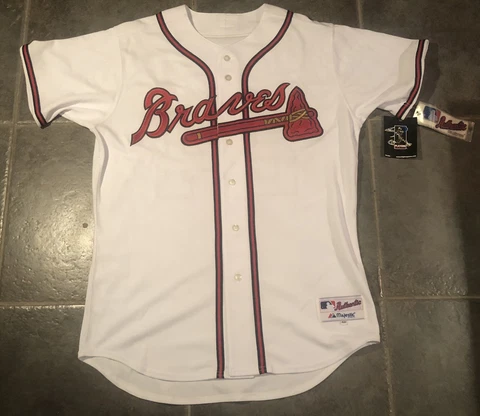 Atlanta Braves Mark Teixeira Authentic Majestic Mens Jersey Size 48 NWTags Cover