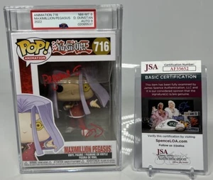 Funko Pop Yu-Gi-Oh #716 Maximillion Pegasus Signed Darren Dunstan JSA PSA Graded - Picture 1 of 7