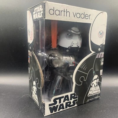 HASBRO 2008 STARS WARS MIGHTY MUGGS DARTH VADER UNMASKED FIGURE NEW IN PACKAGE - Image 1 of 2