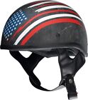 Z1R CC Beanie Justice Half Motorcycle Helmet Black