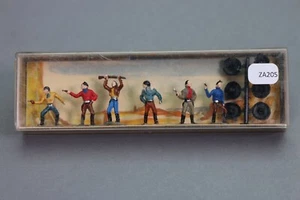 ZA205 Merten Train Figurine Ho 2442 Gauchos a pied combattant pistolet - Imagen 1 de 3