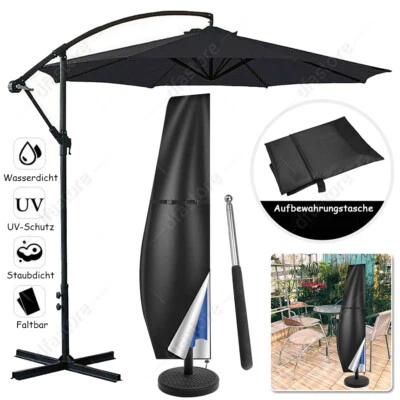Heavy Duty Parasol Banana Umbrella Cover Cantilever Outdoor Patio Shield Oxford