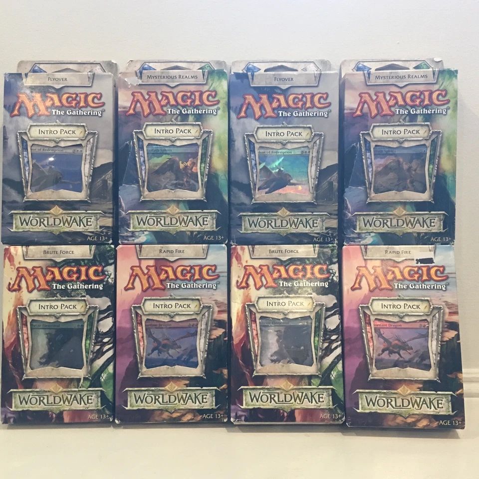 8 Worldwake Booster Packs Intro Decks Sealed English MTG Magic the Gathering - Image 1 of 1