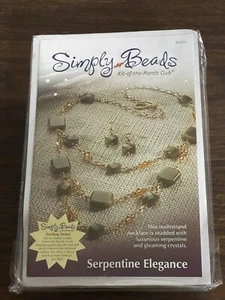 Annie's Simply Beads Kit of Month Club Joyería Serpentina Elegancia BD050 NUEVO - Imagen 1 de 3