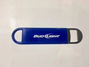 Heavy Duty Bud Light bottle opener Knob pub bar 7" VINAL COATED LONG NECK NEW - Picture 1 of 2