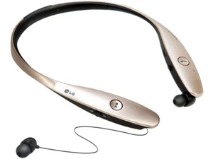 Casque stéréo sans fil Bluetooth LG Tone Infinium HBS-900 - Or / UTILISÉ BON ÉTAT - Photo 1 sur 10