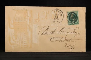 New York: Buffalo 1876 Noyes Foundry Allover Illustrated Advertising Cover - Picture 1 of 2