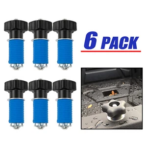 6pcs Car Knob Anchor Lock For Polaris RZR/ATV Sportsman Cargo And Ride Hook Tray - Picture 1 of 6