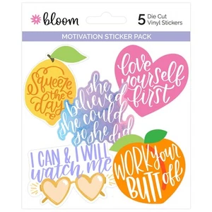 bloom daily planners Vinyl Sticker Set, Motivation Pack - Picture 1 of 15