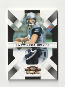 2009 Donruss Threads Matt Hasselbeck #87 Jerseys Prime /50 SEAHAWKS BEAK LOGO!!! - Picture 1 of 2