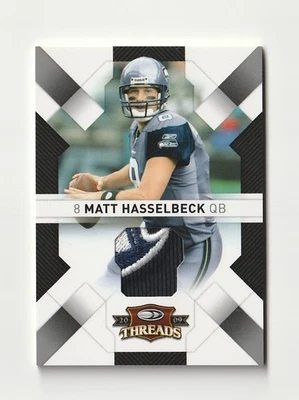 2009 Donruss Threads Matt Hasselbeck #87 Jerseys Prime /50 SEAHAWKS BEAK LOGO!!! - Image 1 of 2