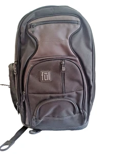 Water Resistant 17" FŪL Backpack/ rucksack Black - Picture 1 of 23