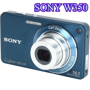 Sony Cyber-Shot DSC-W350 Digital Camera 14.1 MP 4x Optical Zoom with Accessories - Picture 1 of 8