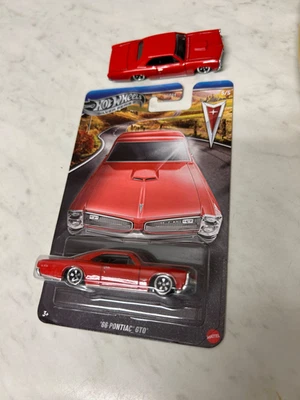 Hot Wheels Silver Series '66 Pontiac GTO Chase Car 2025 base metálica lote 2 1 suelto Foto 1 de 4