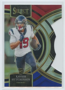 2023 Select Red White Blue Club Level Die Cut Xavier Hutchinson Rookie Houston - Picture 1 of 2