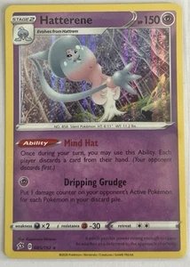 Hatterene #085/192 Rebel CLash Pokemon Holo Card TCCCX - Bild 1 von 1