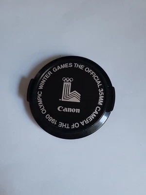 Canon 52mm 1980 Olympic Winter Games Camera Lens Cap Official OEM Lake Placid  - Image 1 of 3