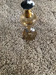 Vintage Art Deco DeVilbiss irisierendes Glas Parfum Flakon/Dauber Top - Bild 1 von 4