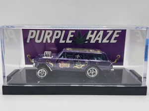 Hot Wheels Chris Stangler Customs Chevy Nova Wagon Gasser 1/64 Purple Haze - Picture 1 of 6