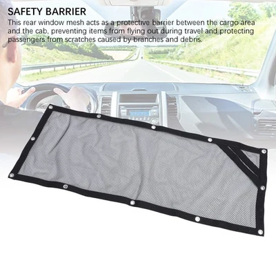 UTV Back Window Net High Density UTV Rear Windshield Net For RZR PRO XP4 1000 - Image 1 of 4