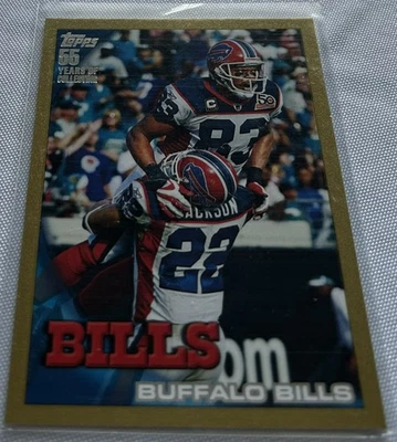 2010 Topps Football Buffalo Bills Team Leaders Gold Parallel #105 #d 0990/2010 - Image 1 of 3
