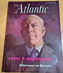 January 1960 THE ATLANTIC Magazine JOHN P MARQUAND, AFTERNOON AT MOROTO - Picture 1 of 3