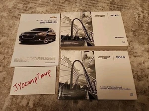 15 2015 Chevy Malibu Manual del Propietario OEM Juego de Guías Chevrolet - Imagen 1 de 4