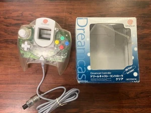 Dreamcast Official Controller Clear Boxed Controll Pad SEGA Tested Japan A48MI - Picture 1 of 4