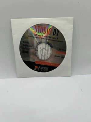 Studio DV Version 1.06-c - PC Computer Pinnacle Systems Movie Making Software CD - Image 1 of 2
